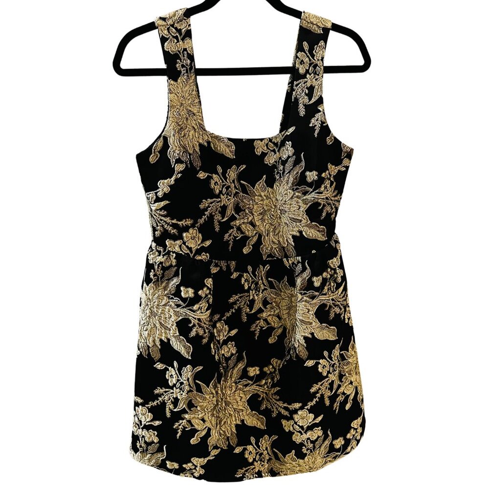 The Empress Gold Foil Mini Dress - Picture 5 of 7
